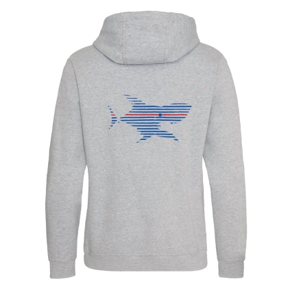 Sweat zippé à capuche hiver gris mixte personnalisable