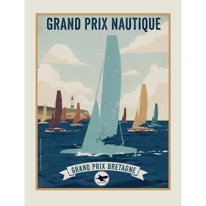 Affiche grand prix nautique