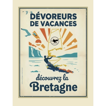 1 - Affiche collector planche à voile