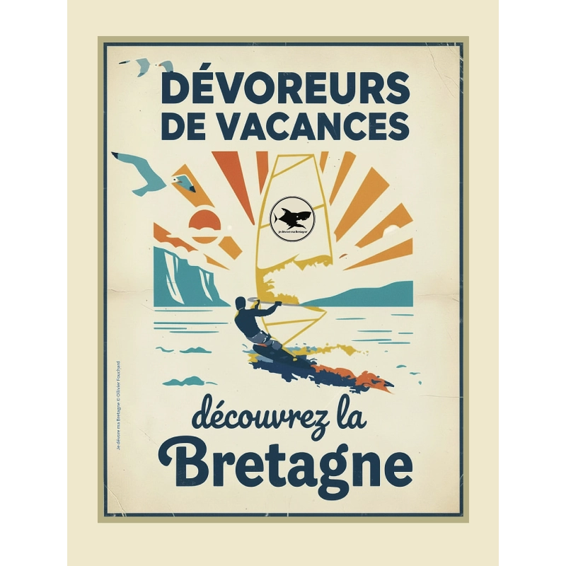 1 - Affiche collector planche à voile