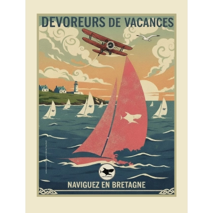 5 - Affiche collector voilier
