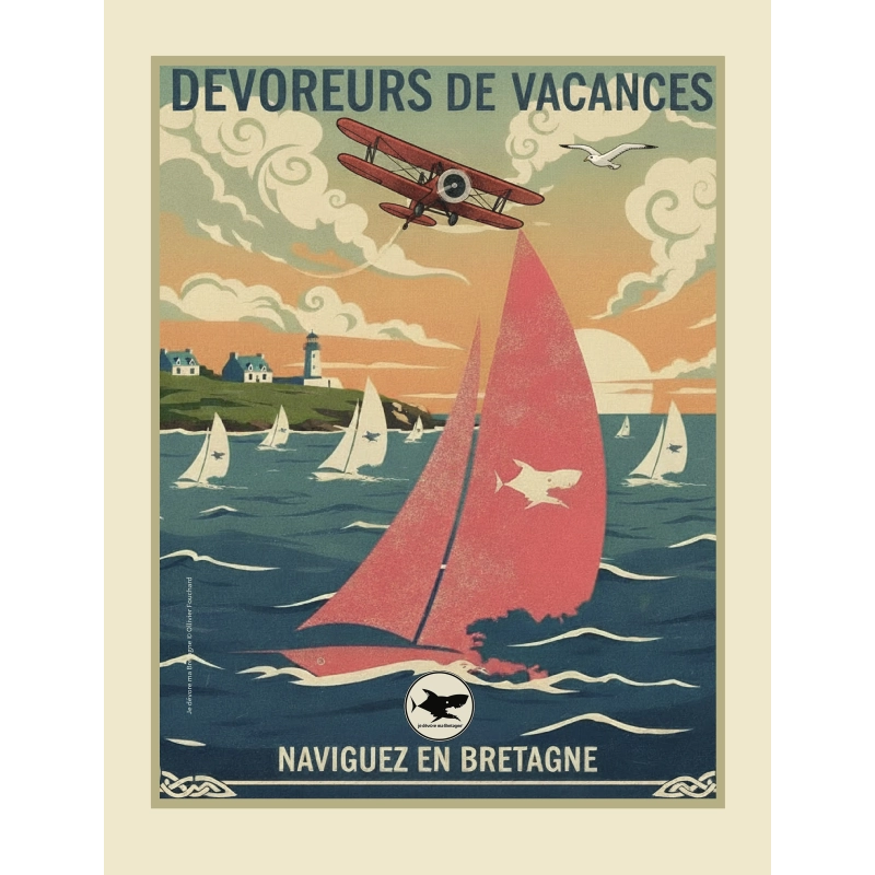 5 - Affiche collector voilier