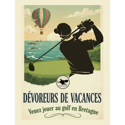 10 - Affiche collector golf