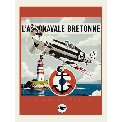 20 - Affiche collector Aéronavale Bretonne