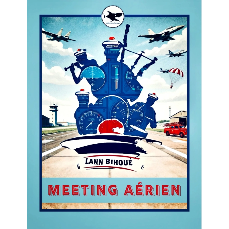 21 - Affiche collector Meeting aérien