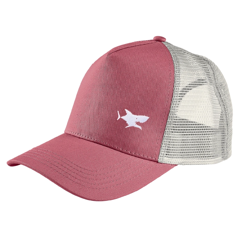 Casquette filet rose requin brodé personnalisable