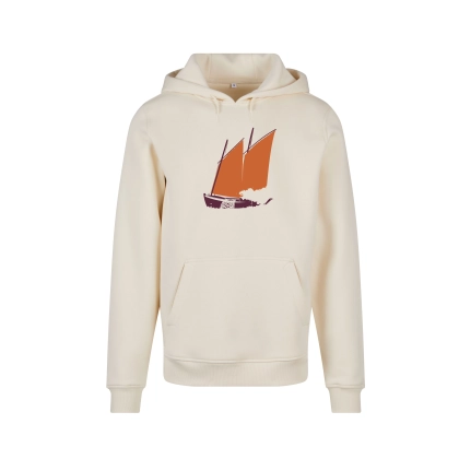Sweat à capuche printemps écru personnalisable