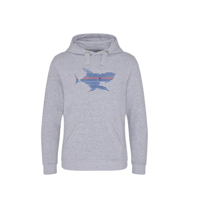 Sweat à capuche hiver gris personnalisable