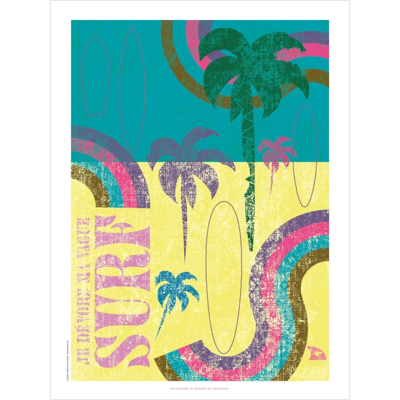 Affiche surf 7