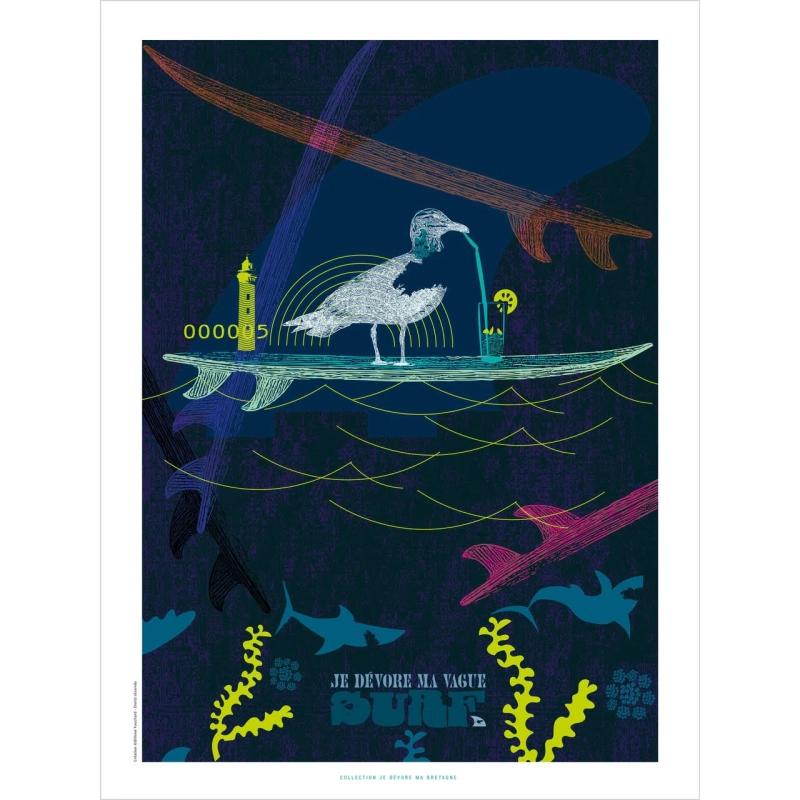 Affiche surf 13