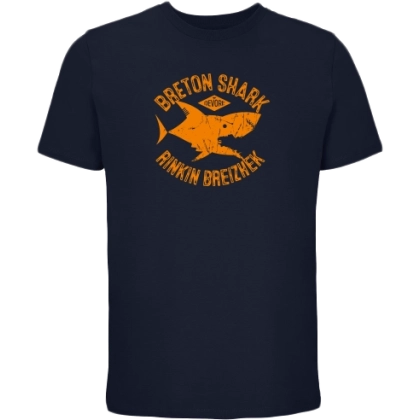 T-shirt Homme Design Requin Breton