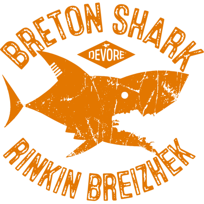 T-shirt Homme Design Requin Breton