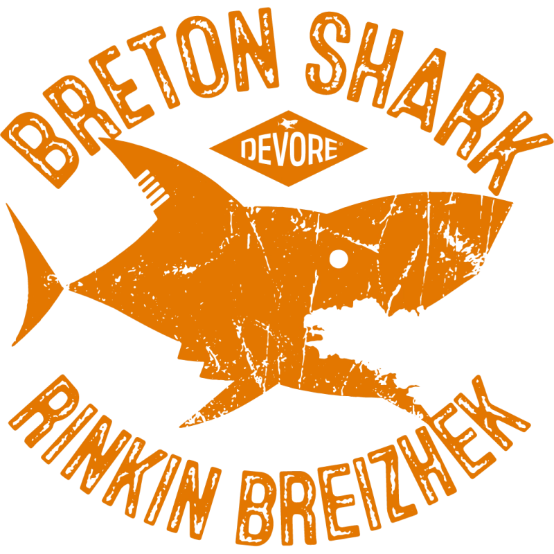 T-shirt Homme Design Requin Breton