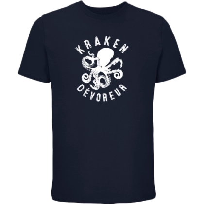 T-shirt Homme Design Poulpe Kraken