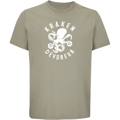 T-shirt Homme Design Poulpe Kraken