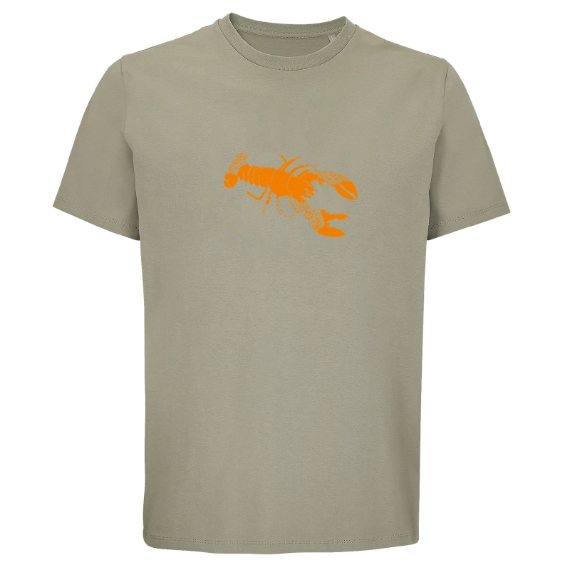 T-shirt homme Homard breton en coton bio
