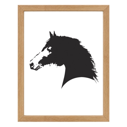 Affiche Cheval breton – décoration bretonne