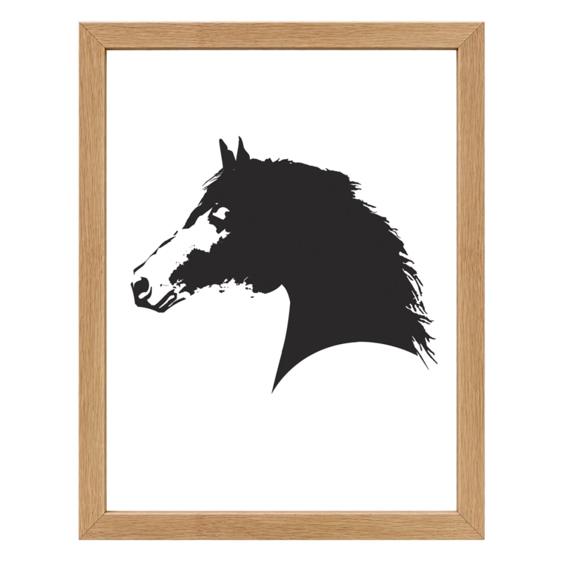 Affiche Cheval breton – décoration bretonne