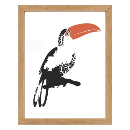 Affiche Toucan – décoration murale originale Bretagne