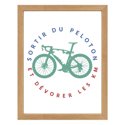 Affiche Vélo Bretagne – décoration cyclisme bretonne