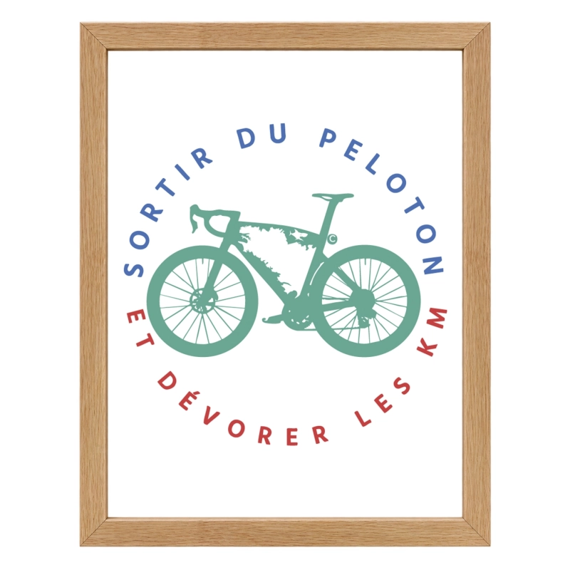 Affiche Vélo Bretagne – décoration cyclisme bretonne