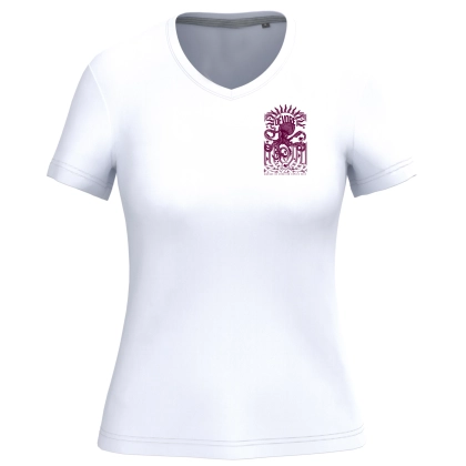 T-shirt Femme Bretagne Poulpe 2026 Blanc | Je Dévore Ma Bretagne