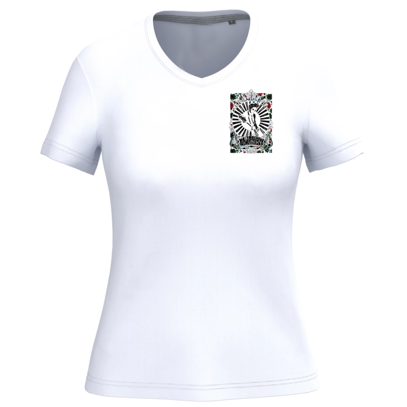 T-shirt Femme Bretagne Blues Academy Blanc | Je Dévore Ma Bretagne