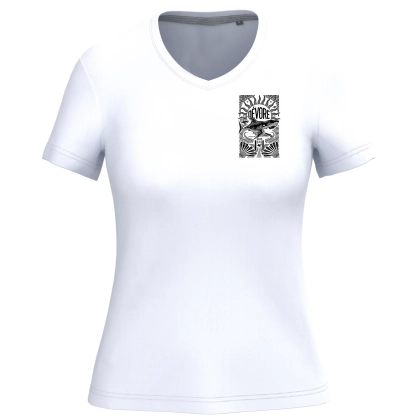 T-shirt Femme Bretagne Requin 2026 Blanc | Je Dévore Ma Bretagne