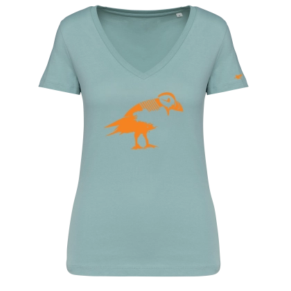 T-shirt vert sauge femme personnalisable