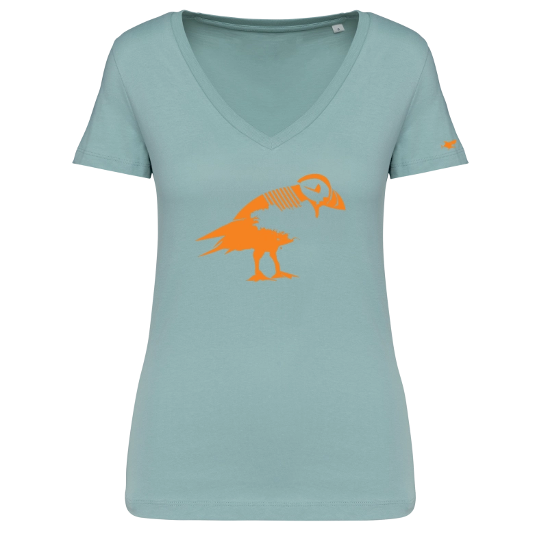 T-shirt vert sauge femme personnalisable