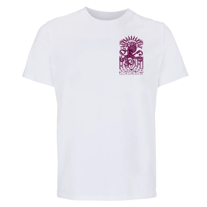 T-shirt Homme Bretagne Poulpe 2026 Blanc | Je Dévore Ma Bretagne