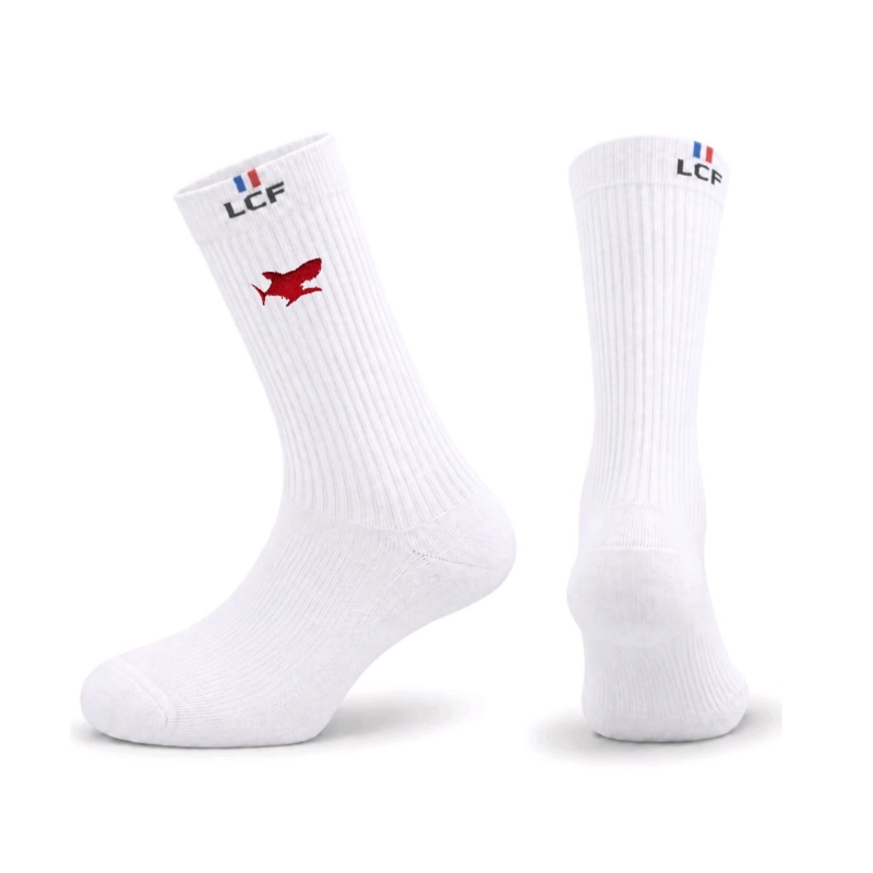 Chaussettes brodées Made in France