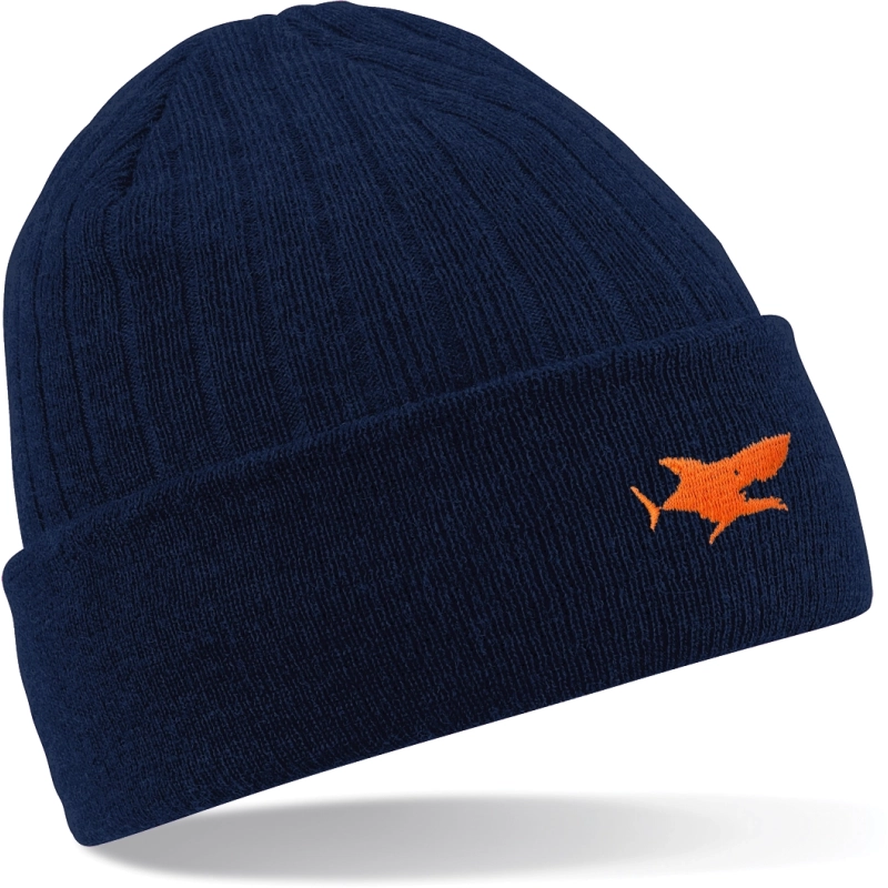 Bonnet brodé requin