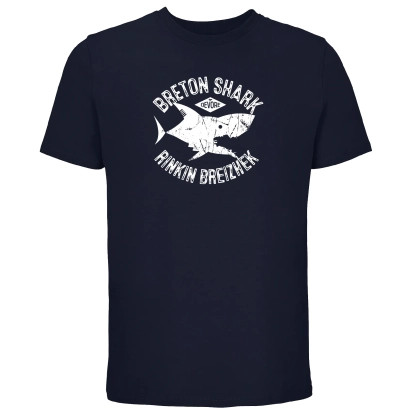 T-shirt bleu marine homme personnalisable