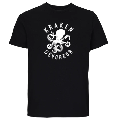 T-shirt noir homme personnalisable