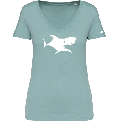 T-shirt vert sauge femme personnalisable