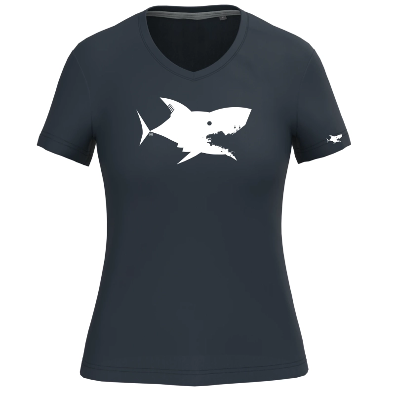 T-shirt bleu marine femme personnalisable
